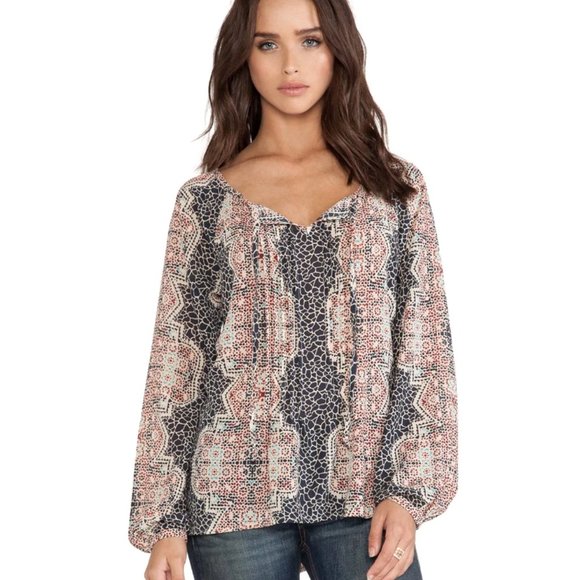 REvolve Sanctuary V Neck Boho Top sz S - Picture 1 of 16